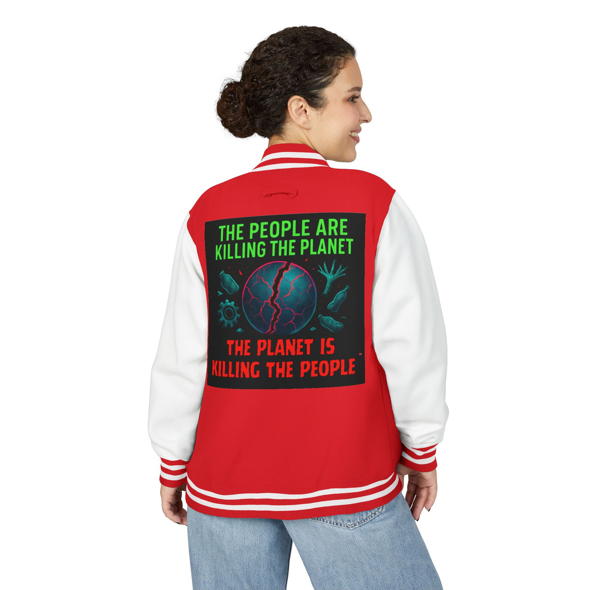 The People Are Killing the Planet ®Varsity Jacket