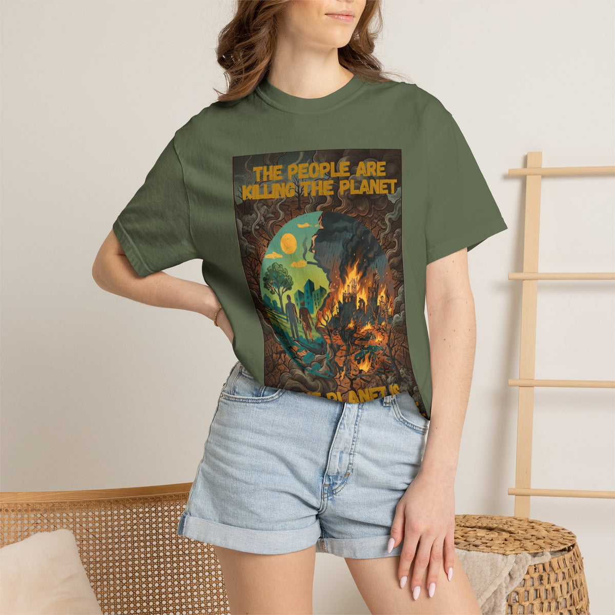 The People Are Killing the Planet & The Planet Is Killing the People ®Graphic T-Shirt