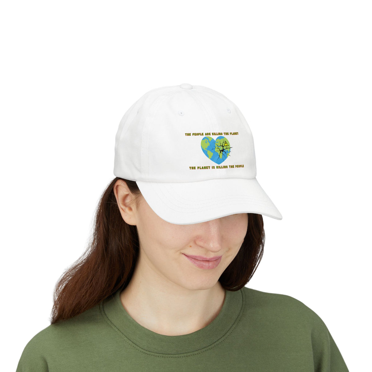 The People Are Killing the Planet, The Planet Is Killing the People® Classic Dad Cap