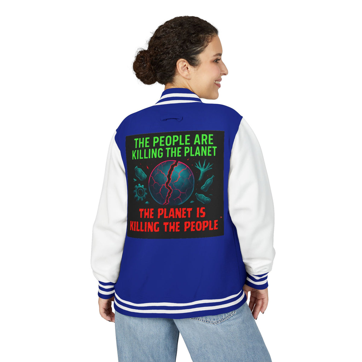 The People Are Killing the Planet ®Varsity Jacket