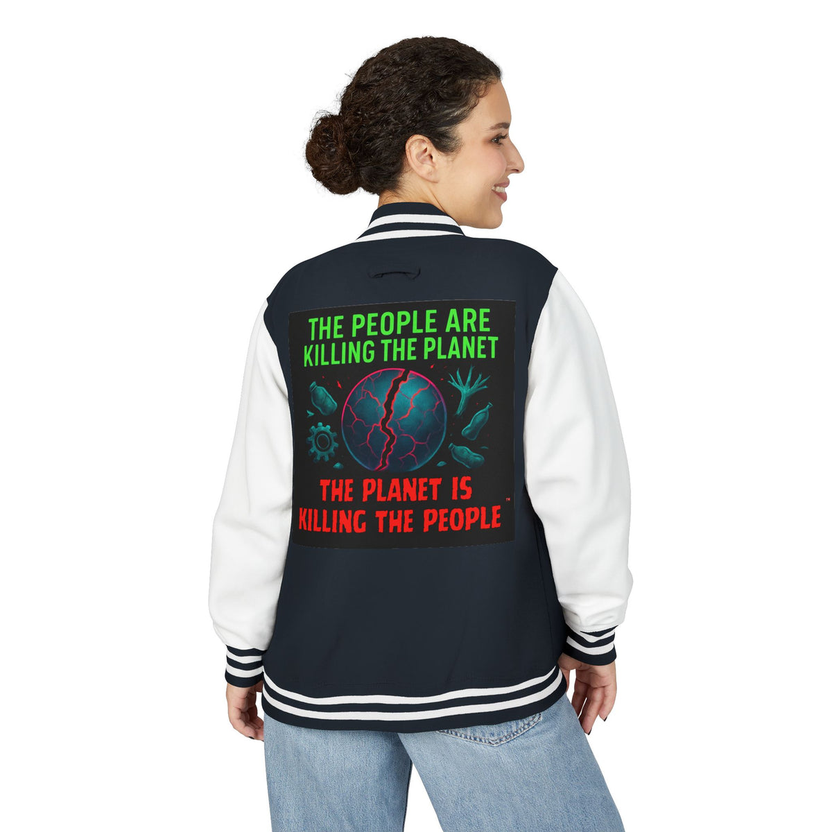 The People Are Killing the Planet ®Varsity Jacket