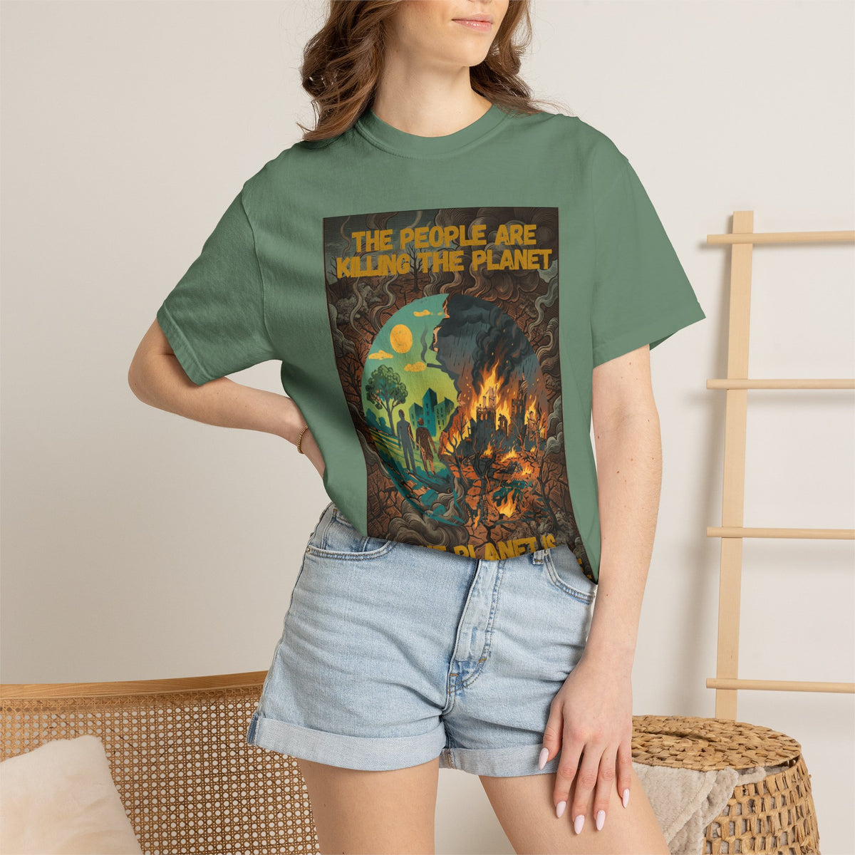 The People Are Killing the Planet & The Planet Is Killing the People ®Graphic T-Shirt