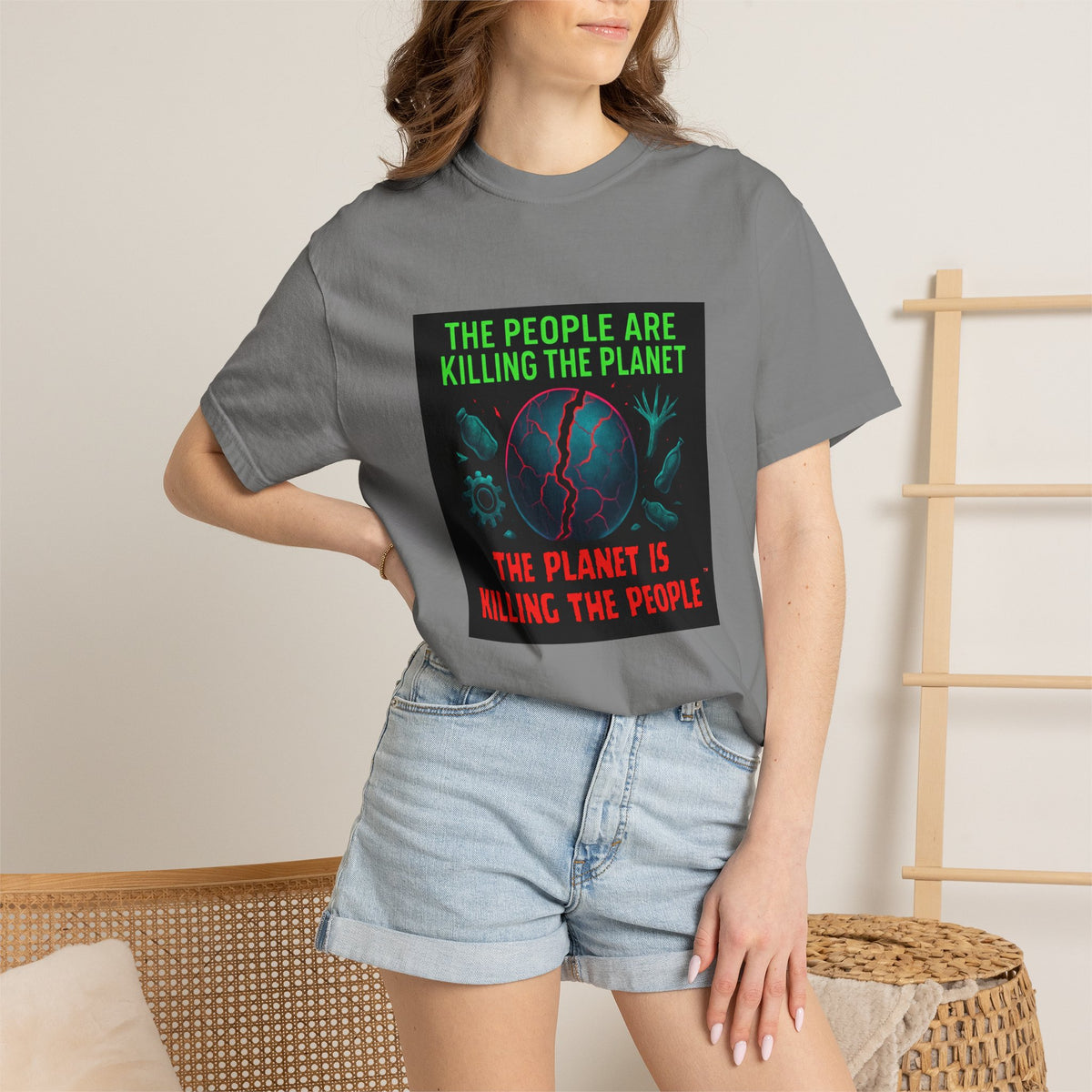 The People Are Killing the Planet, The Planet Is Killing the People® Graphic T-Shirt