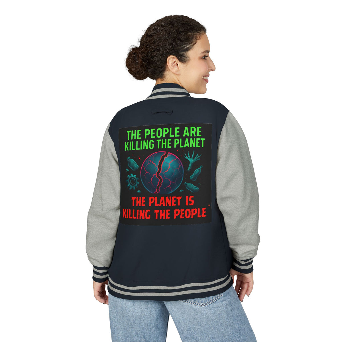The People Are Killing the Planet ®Varsity Jacket