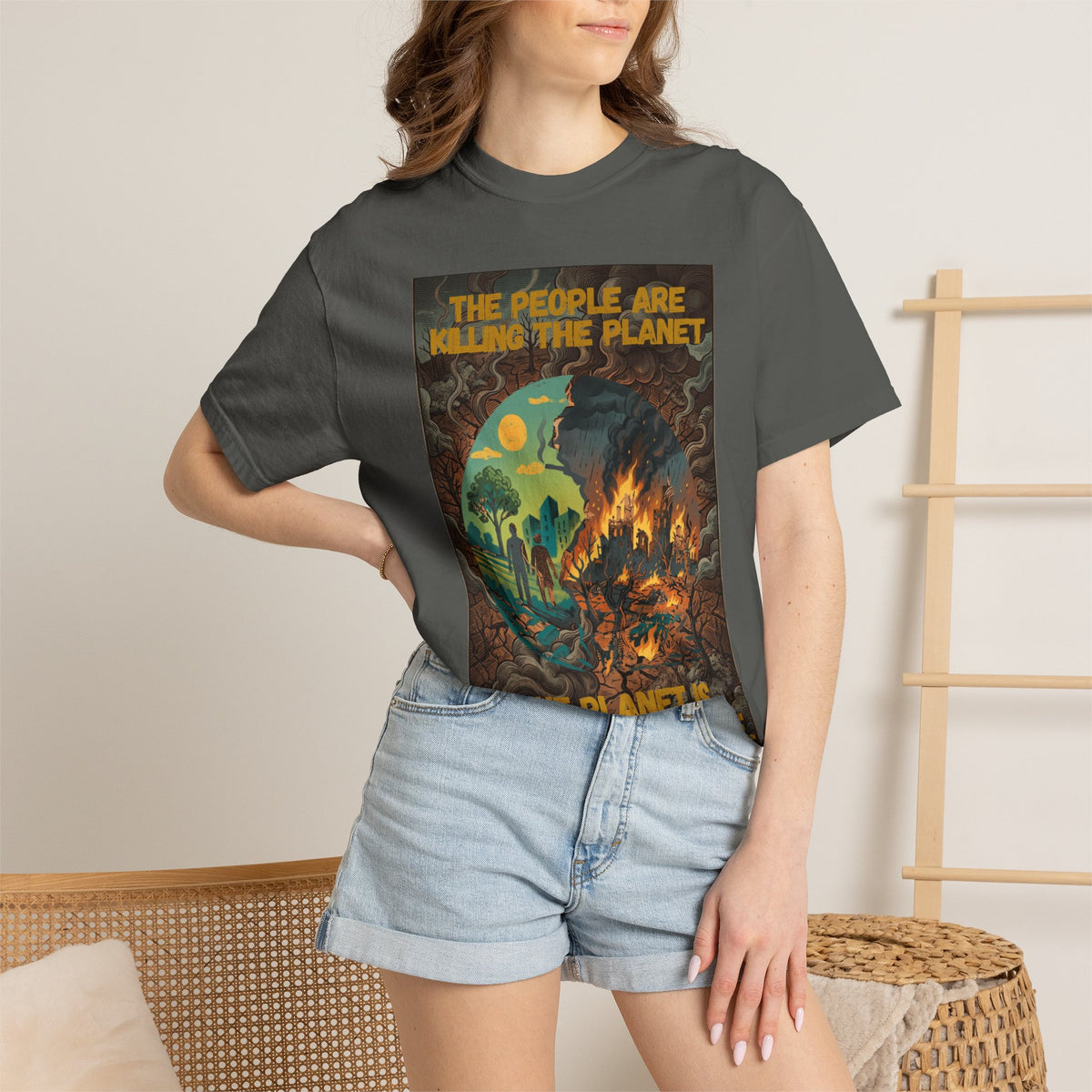 The People Are Killing the Planet & The Planet Is Killing the People ®Graphic T-Shirt