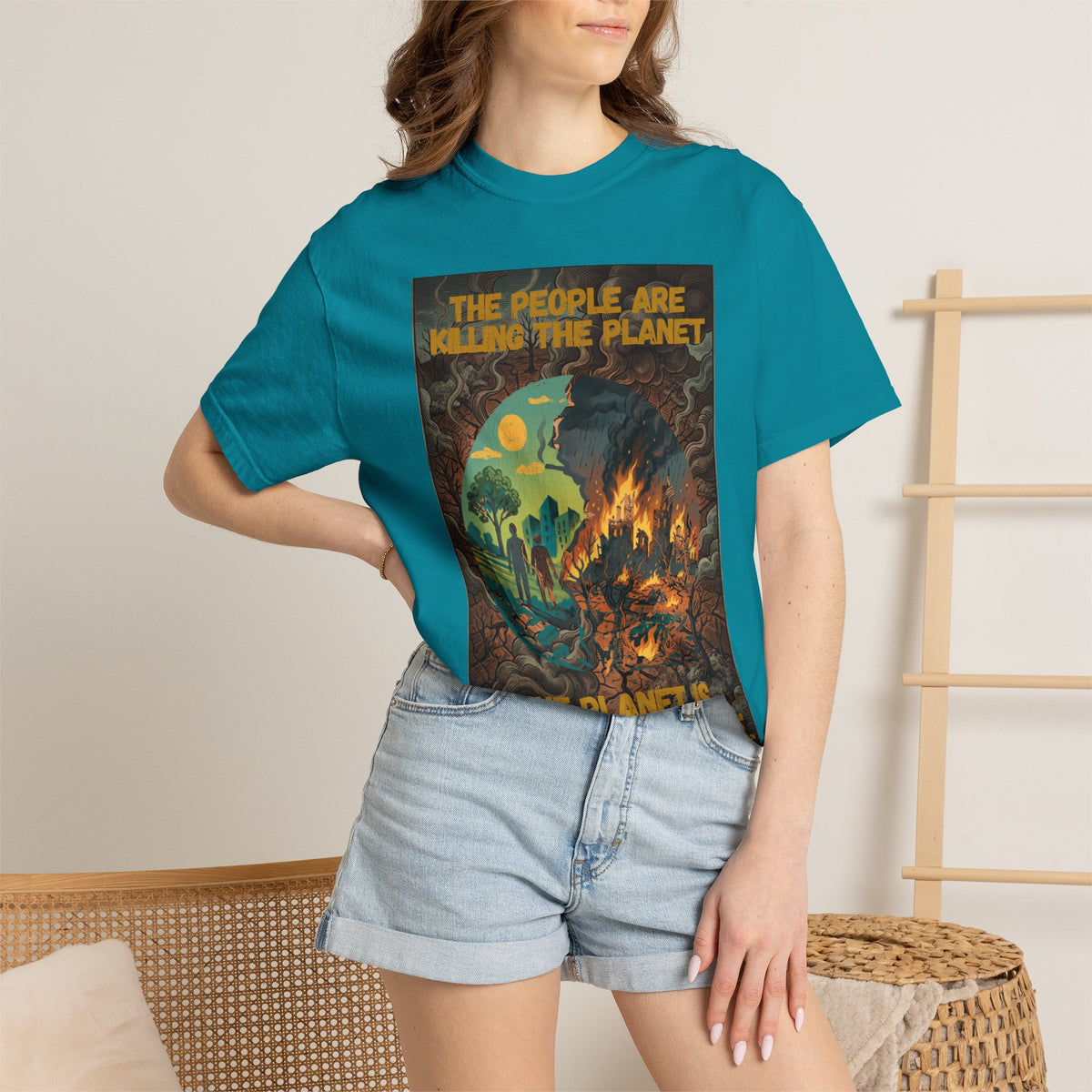 The People Are Killing the Planet & The Planet Is Killing the People ®Graphic T-Shirt