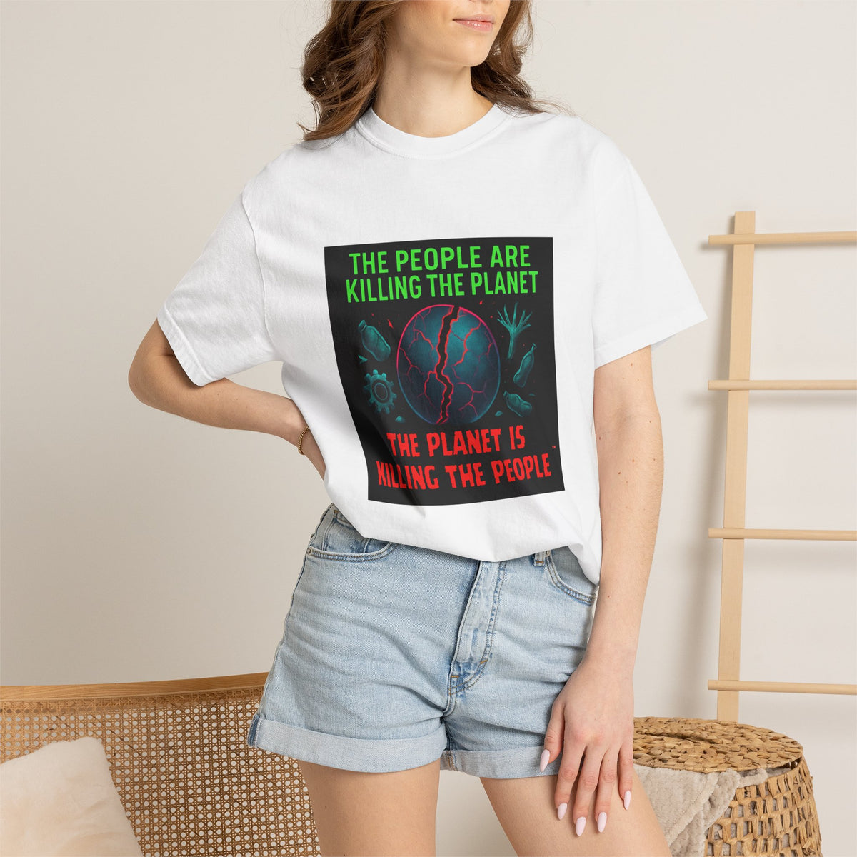 The People Are Killing the Planet, The Planet Is Killing the People® Graphic T-Shirt