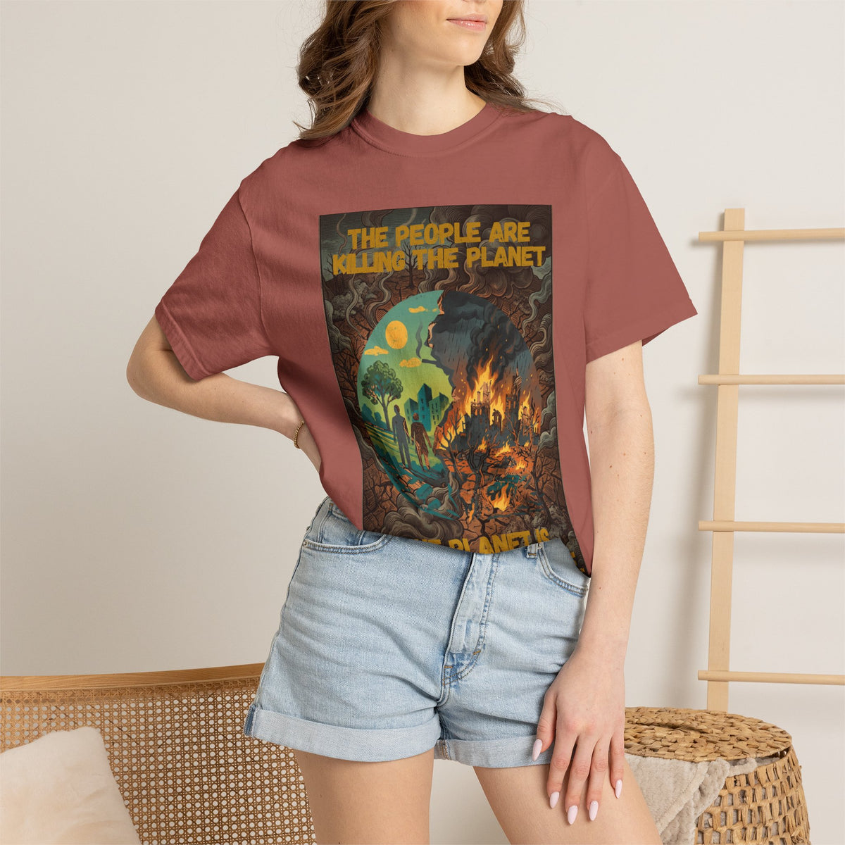 The People Are Killing the Planet & The Planet Is Killing the People ®Graphic T-Shirt