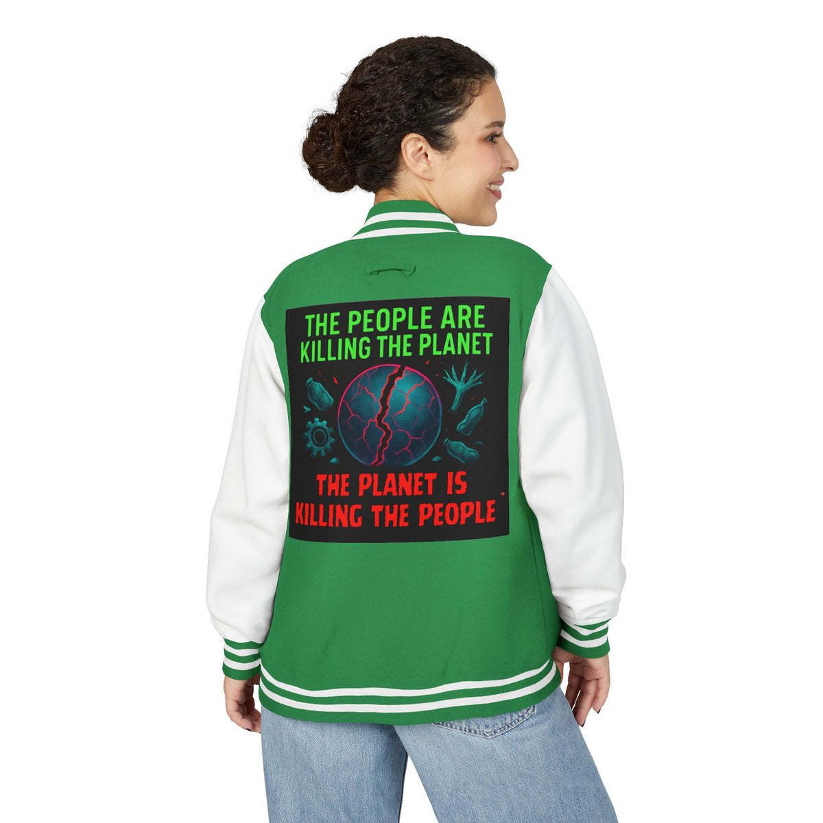 The People Are Killing the Planet ®Varsity Jacket